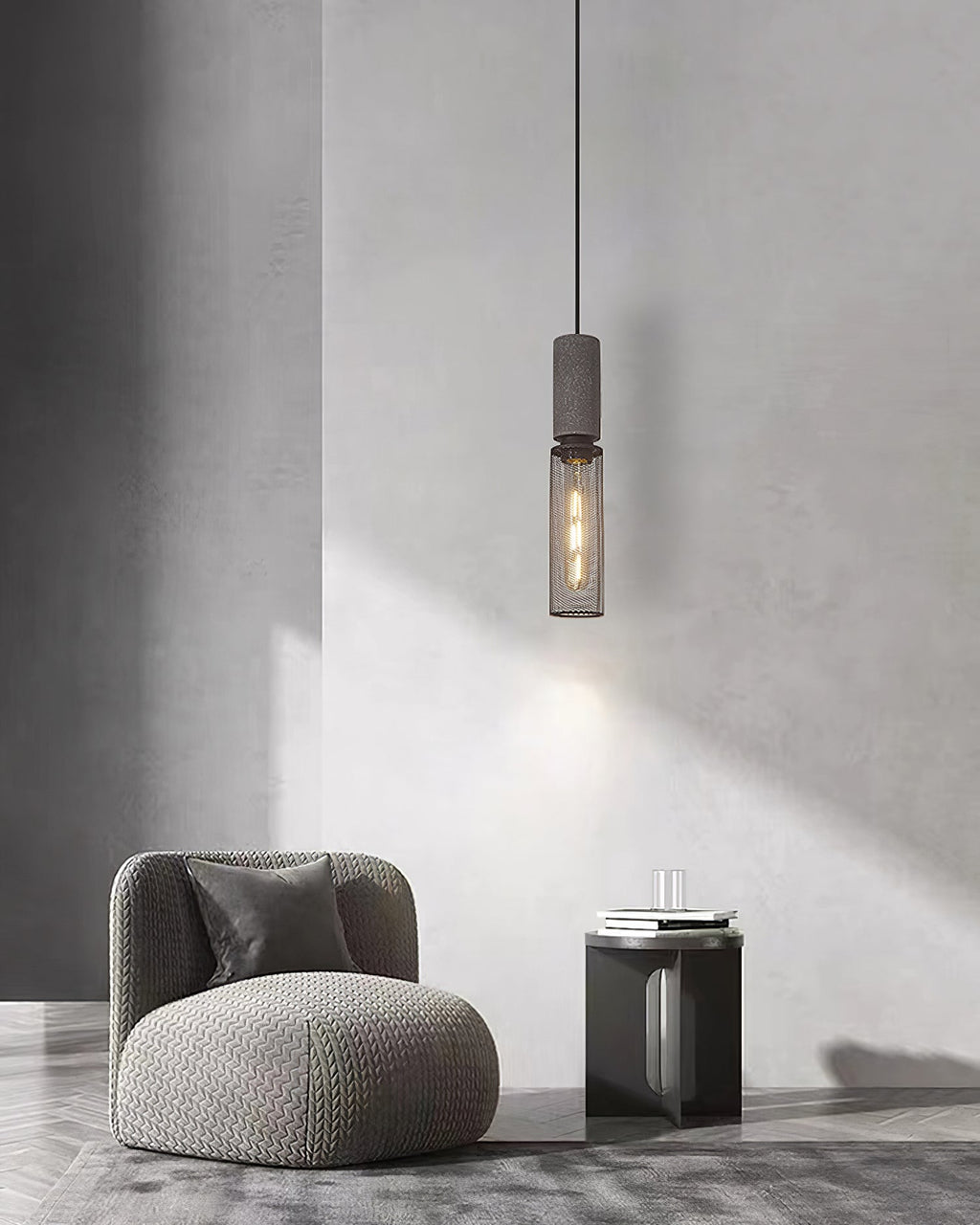 Contemporary Cylinder Pendant Light Clean Minimalist Style