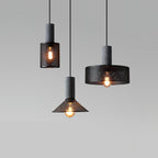 Minimalist Industrial Cylindrical Design Ceiling Pendant Light