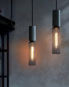 Minimalist Industrial Cylindrical Design Ceiling Pendant Light