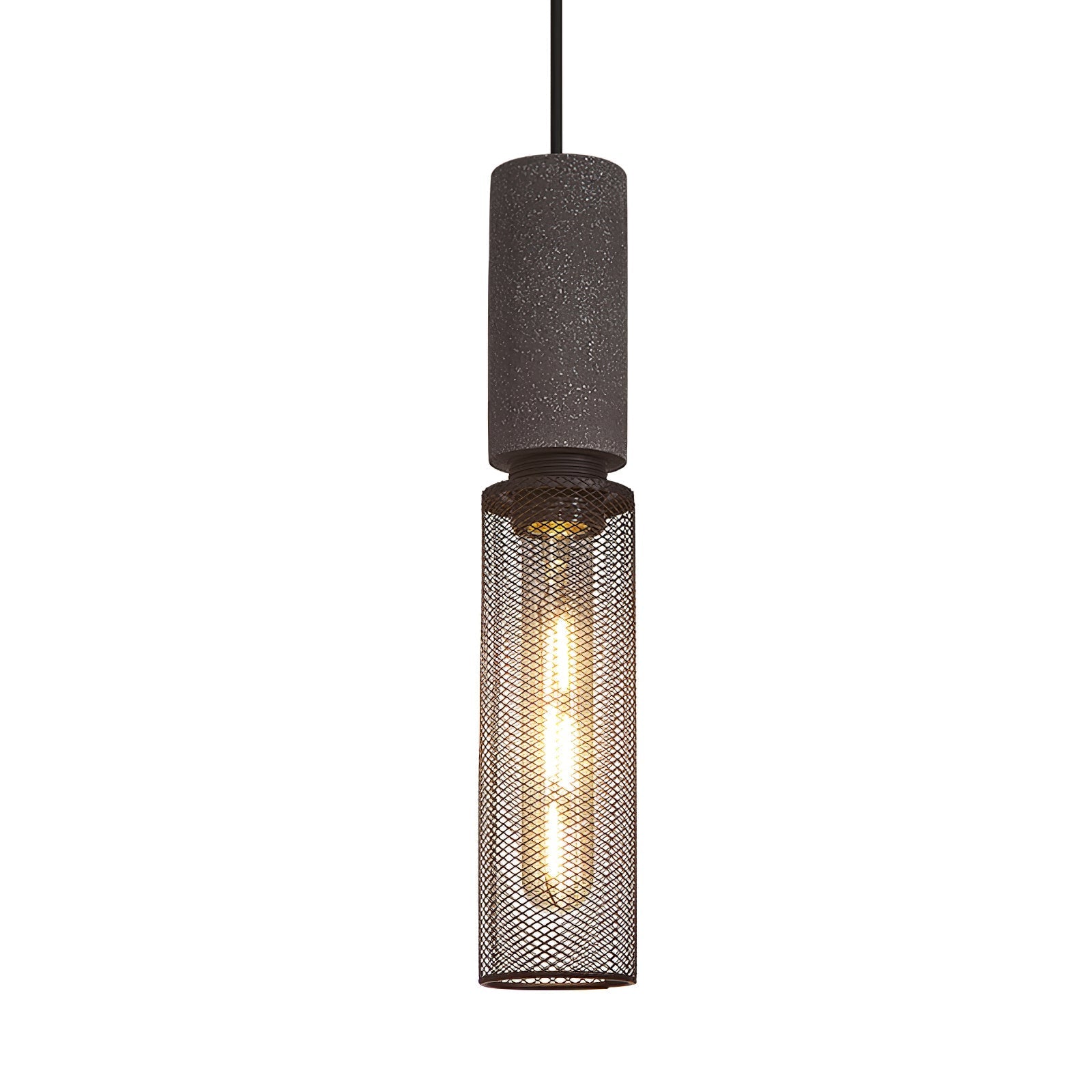 Minimalist Industrial Cylindrical Design Ceiling Pendant Light