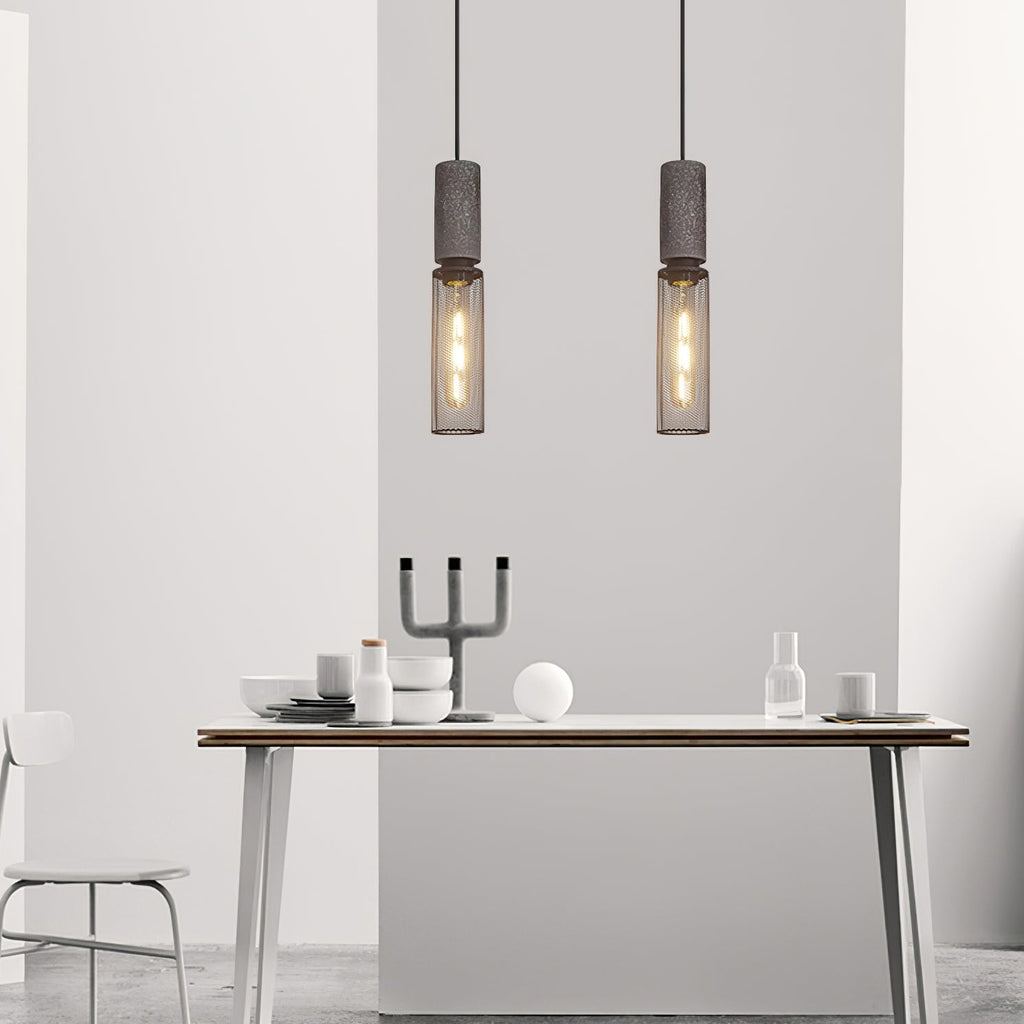 Contemporary Cylinder Pendant Light Clean Minimalist Style