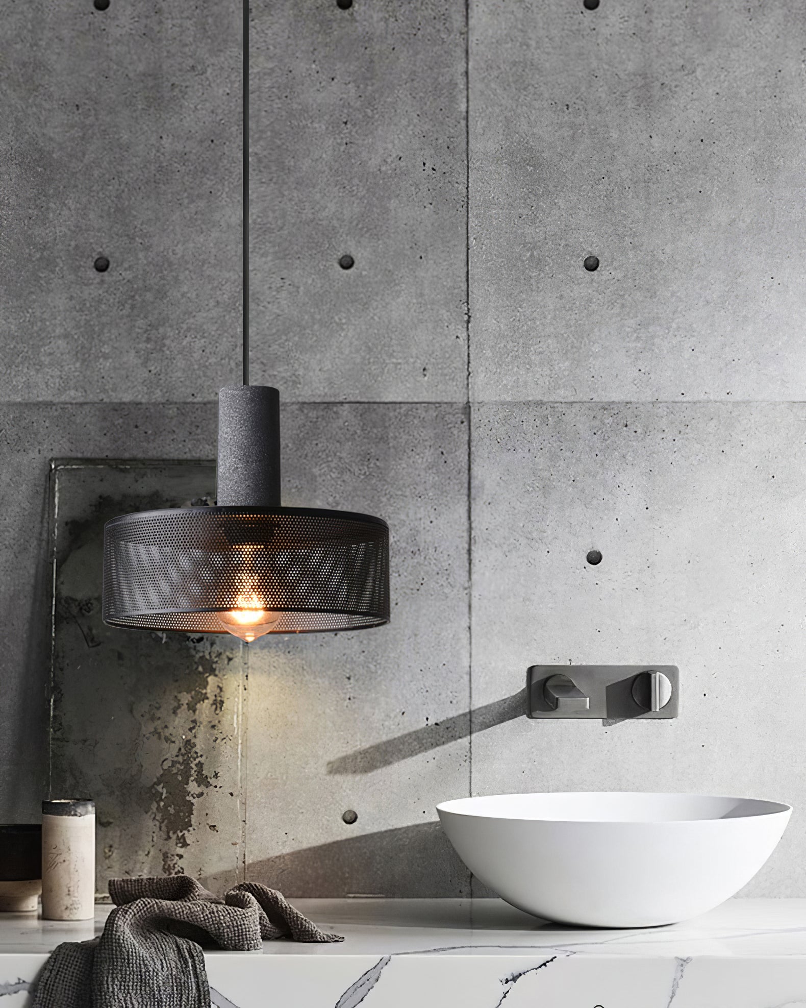 Minimalist Industrial Cylindrical Design Ceiling Pendant Light