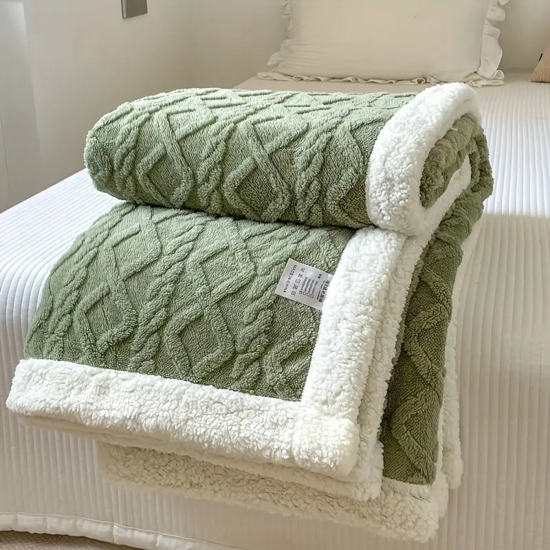 CozySherpa: Kuscheldecke aus Sherpa Fleece – Weiche Wohnzimmer Decke für Sofa & Bett - Image 10