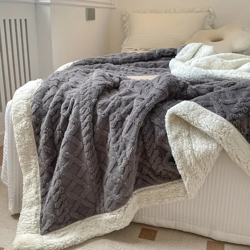 CozySherpa: Kuscheldecke aus Sherpa Fleece – Weiche Wohnzimmer Decke für Sofa & Bett - Image 2
