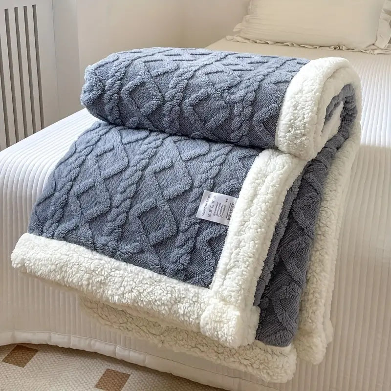 CozySherpa: Kuscheldecke aus Sherpa Fleece – Weiche Wohnzimmer Decke für Sofa & Bett - Image 4