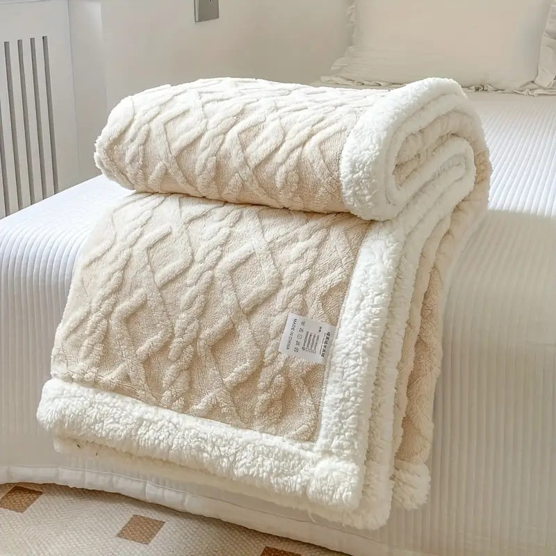 CozySherpa: Kuscheldecke aus Sherpa Fleece – Weiche Wohnzimmer Decke für Sofa & Bett - Image 7