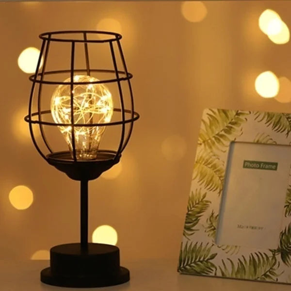 Vintage Hollow Design Retro Lamp
