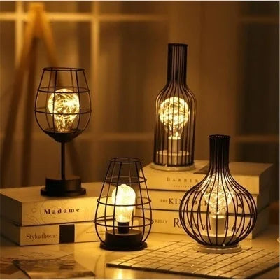 Vintage Hollow Design Retro Lamp