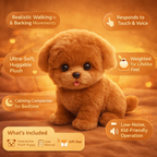 Interactive Puppy Toy Walking Barking Realistic Plush Dog - Image 4