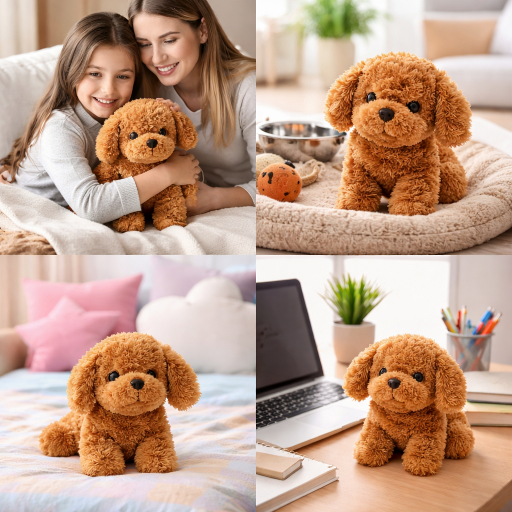 Interactive Puppy Toy Walking Barking Realistic Plush Dog - Image 6