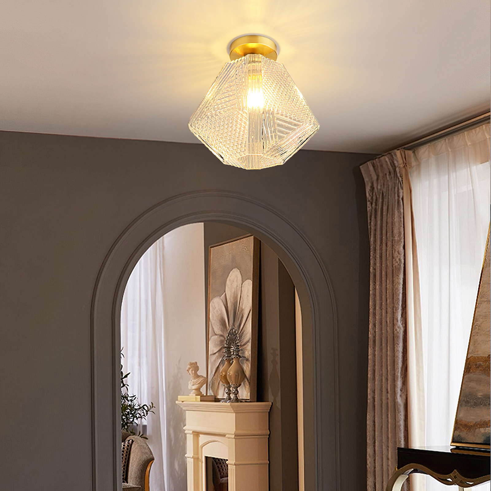 Orion Diamond Ceiling Light