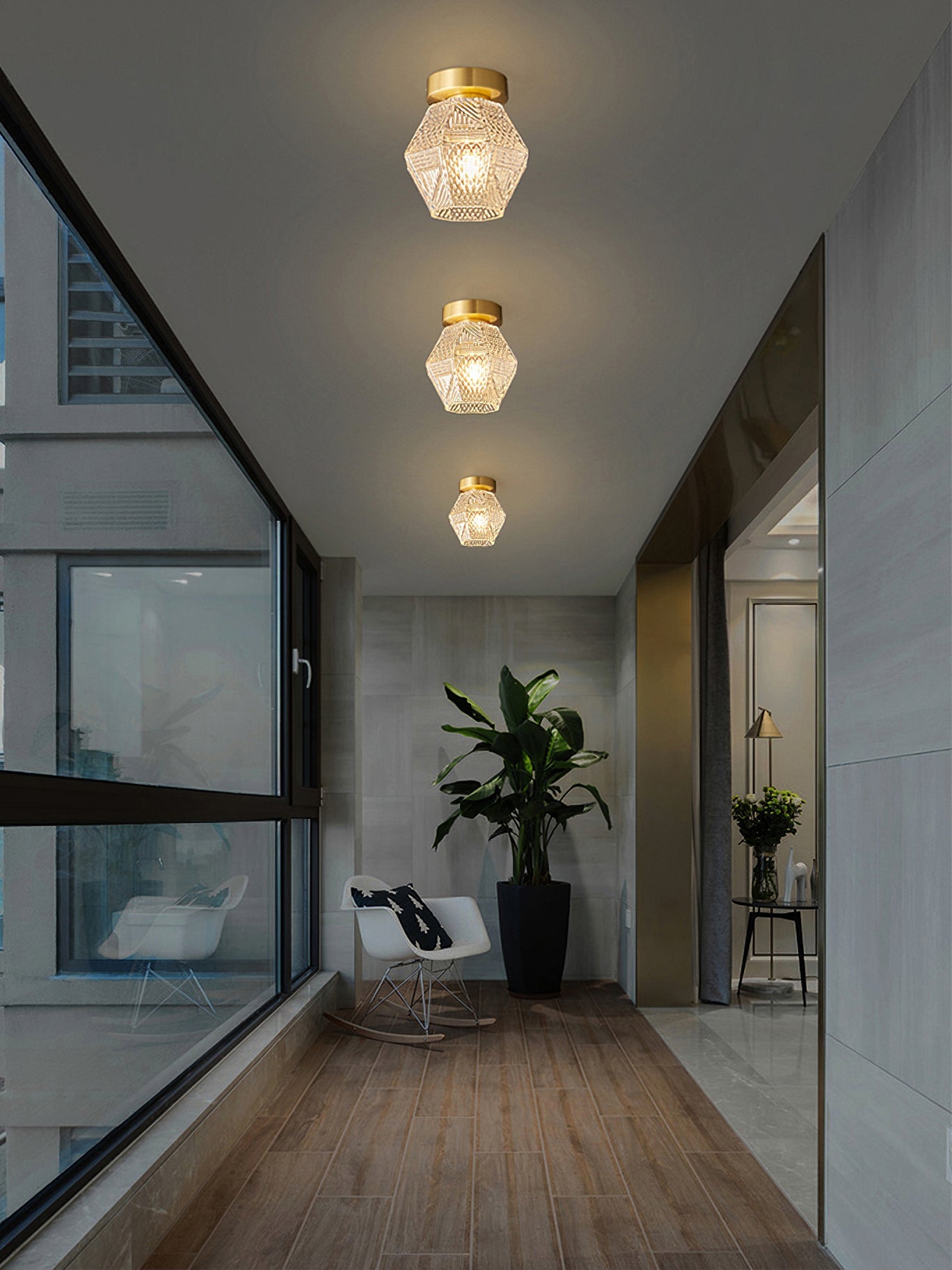 Orion Diamond Ceiling Light