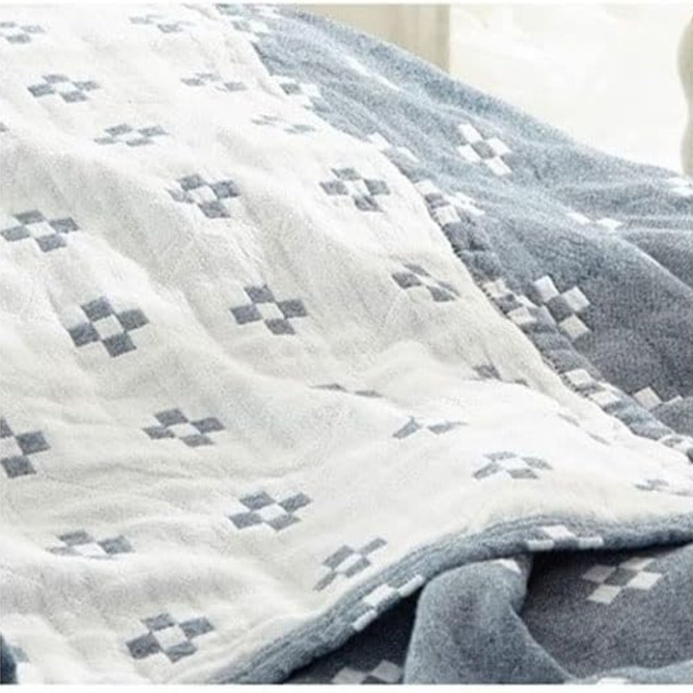 Diamond Dot Comfort Cotton Blanket - Image 8