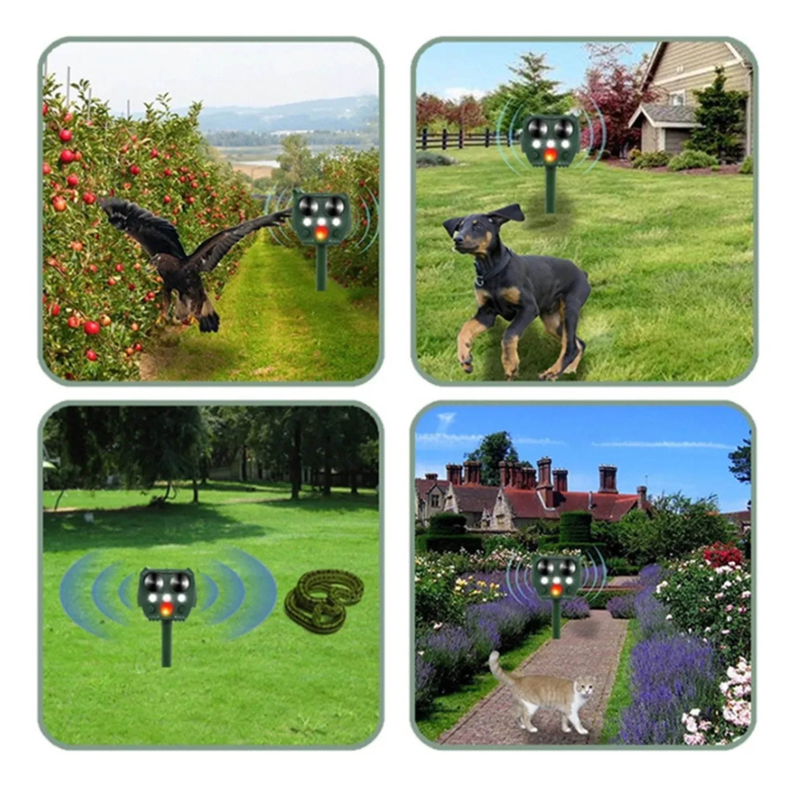 Eco‑Friendly Ultrasonic Pest Control Device for Gardens