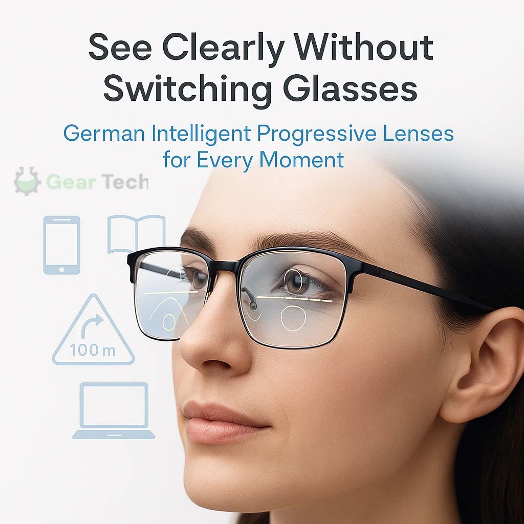 Photochromic Progressive Glasses with SOS‑Free Comfort