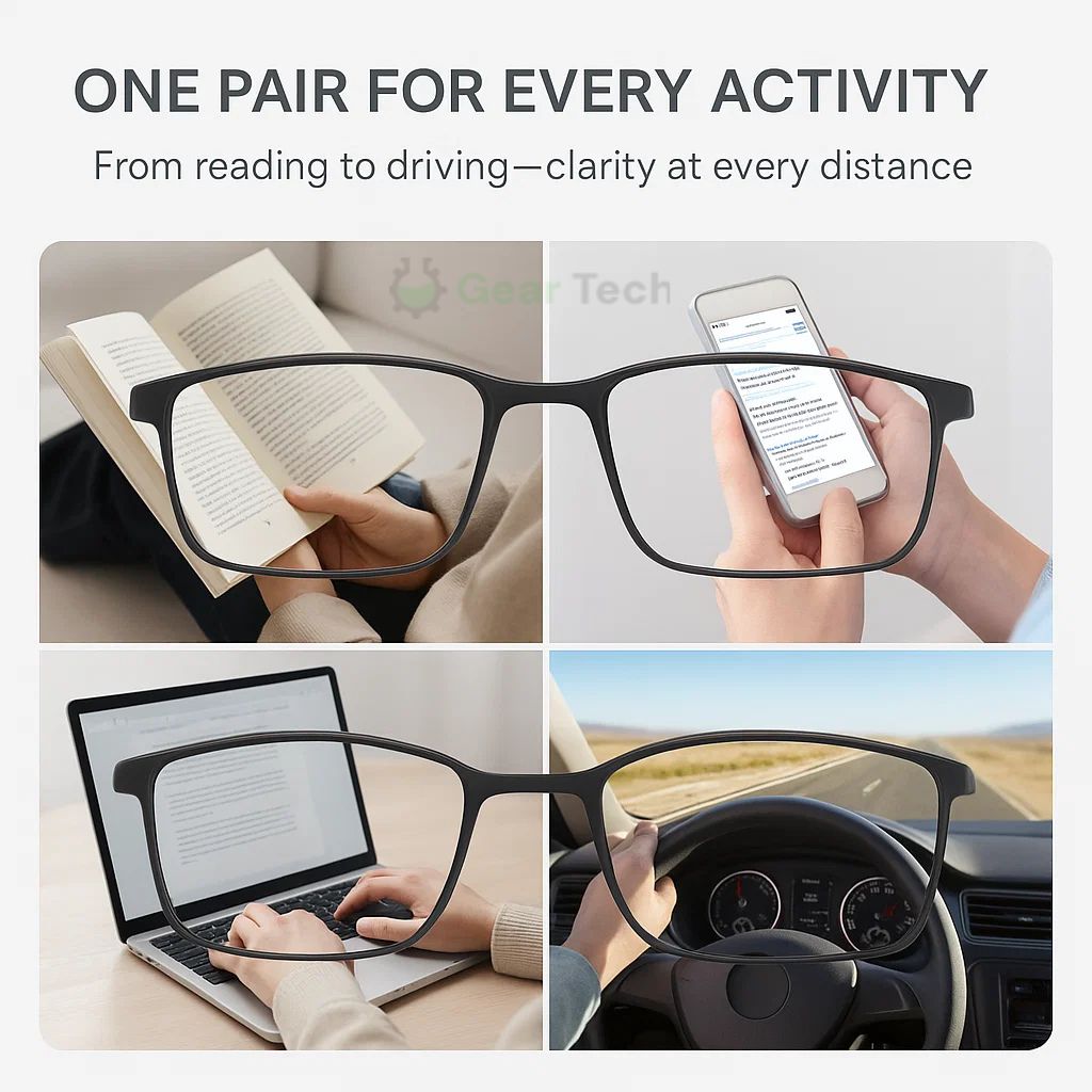 Photochromic Progressive Glasses with SOS‑Free Comfort