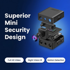 Mini HD Security Camera with Night Vision