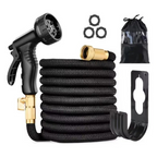 Expandable Garden Hose with 8‑Function Spray Nozzle