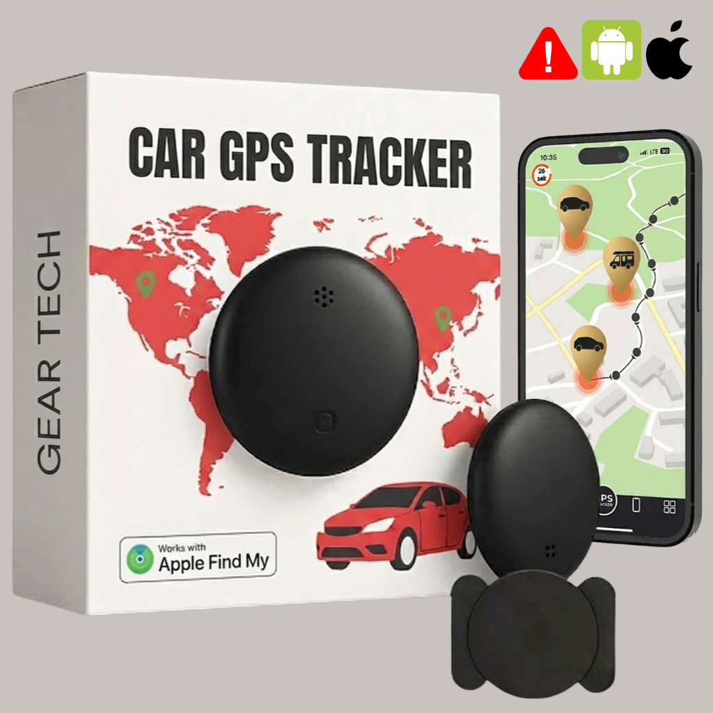 Compact Car Tracker with 24/7 Security & App Control