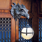 Dragon Wall Mounted Accent Wall Light Sculpted Fantasy Design