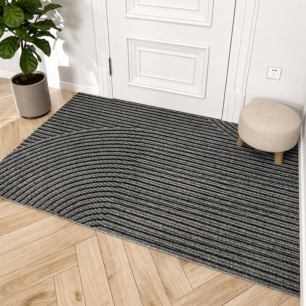 Non Slip Door Mat Indoor Outdoor Dirt Trap Modern Entry Mat - Image 7