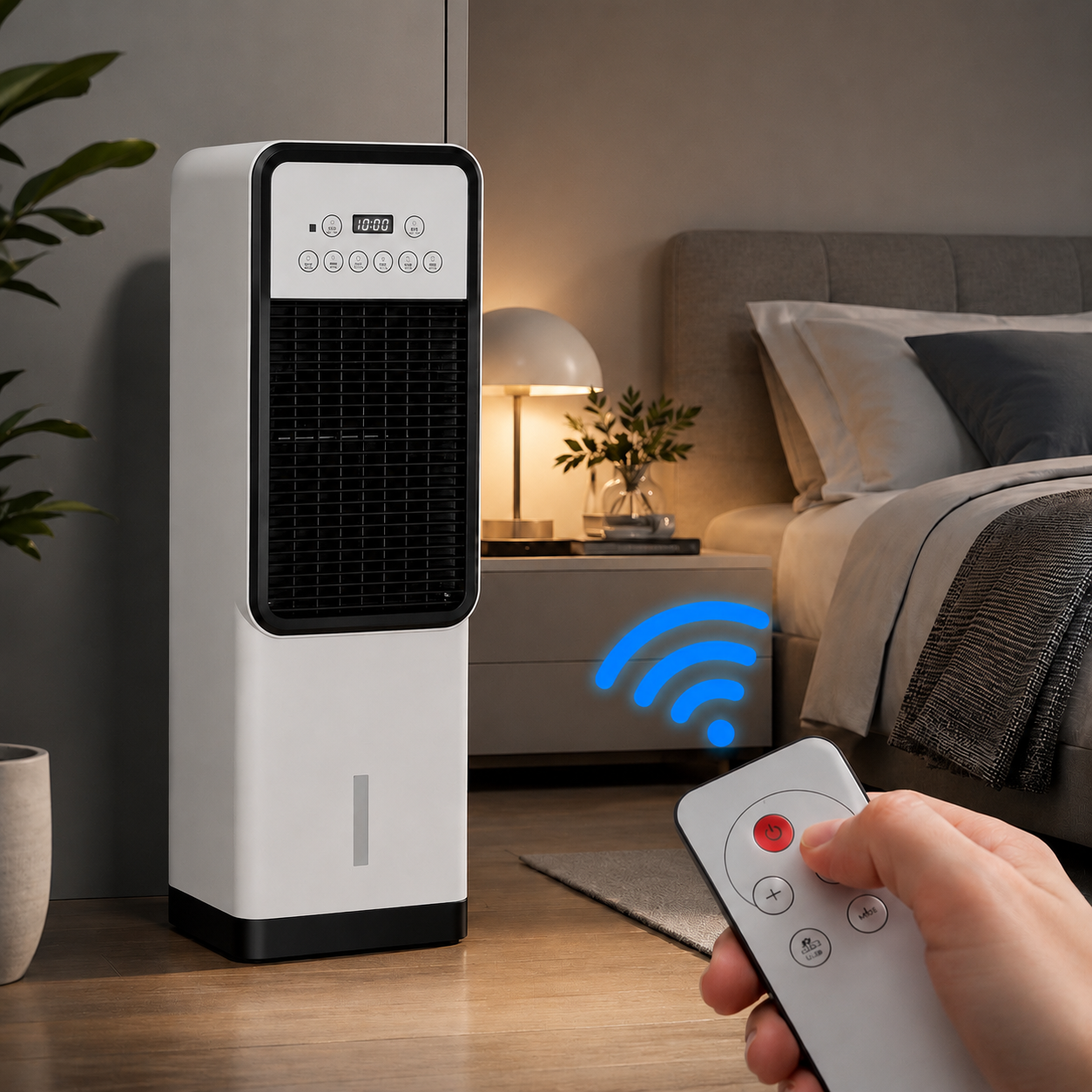 Dual-Mode Air Cooler & Fan, Heater - Portable Air Conditioner with Remote Control