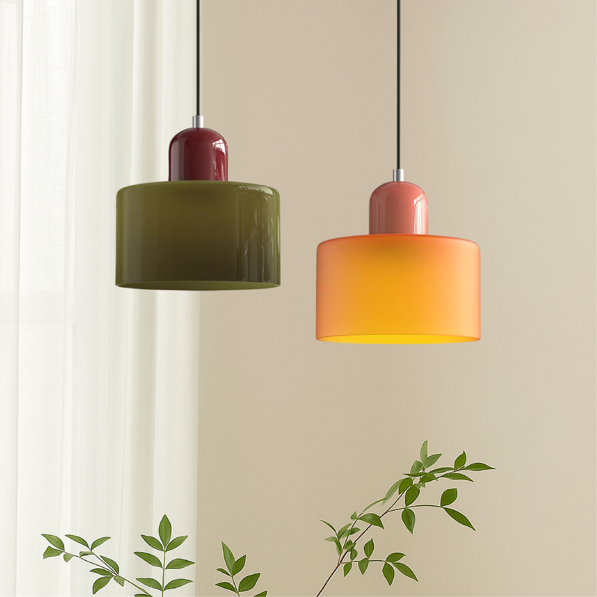 Larande - Retro Glass Pendant Light - Image 38