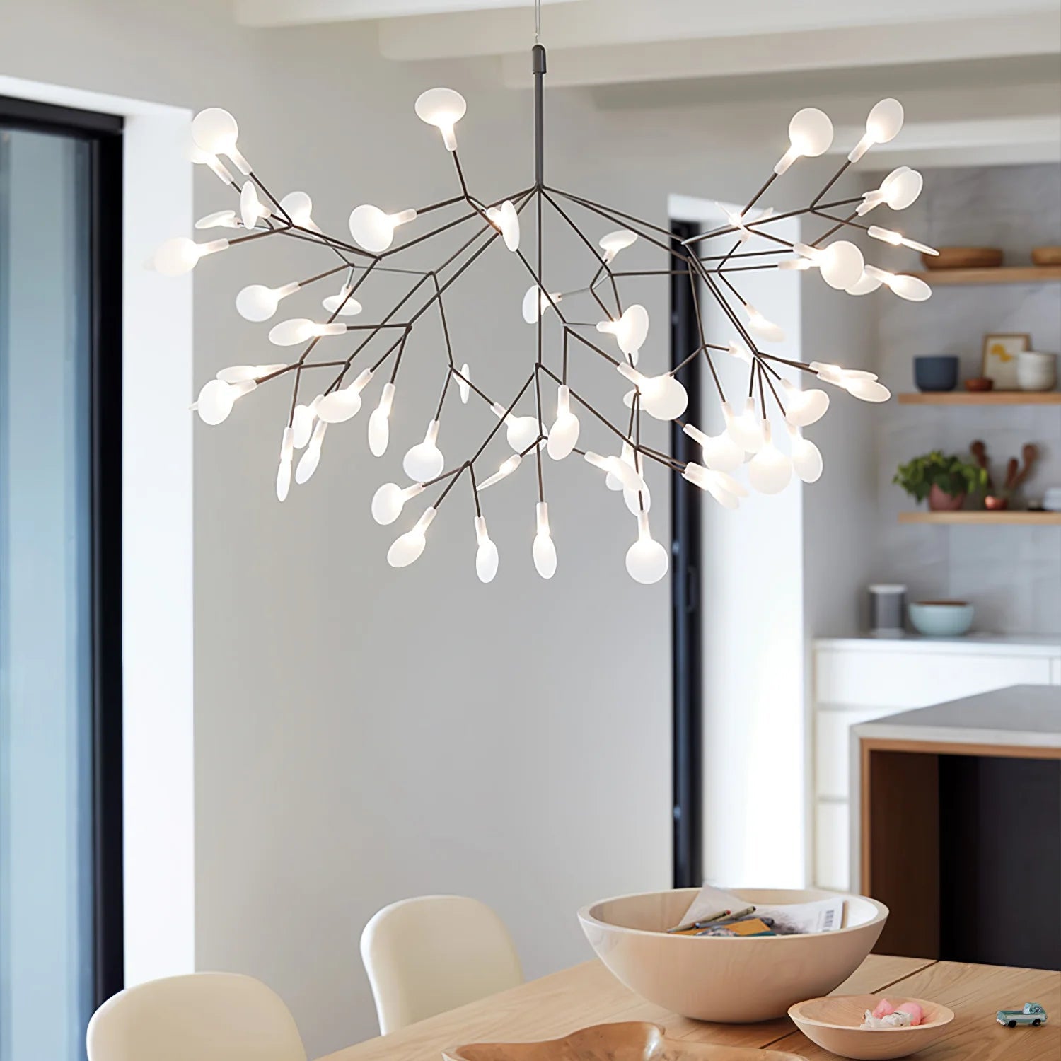 Elaris: Moderner Sputnik-Kronleuchter mit Glühwürmchen-Optik – für Esszimmer & Wohnzimmer - Image 14