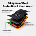 Electric Waterproof Heated Winter Gloves for Extreme Cold
