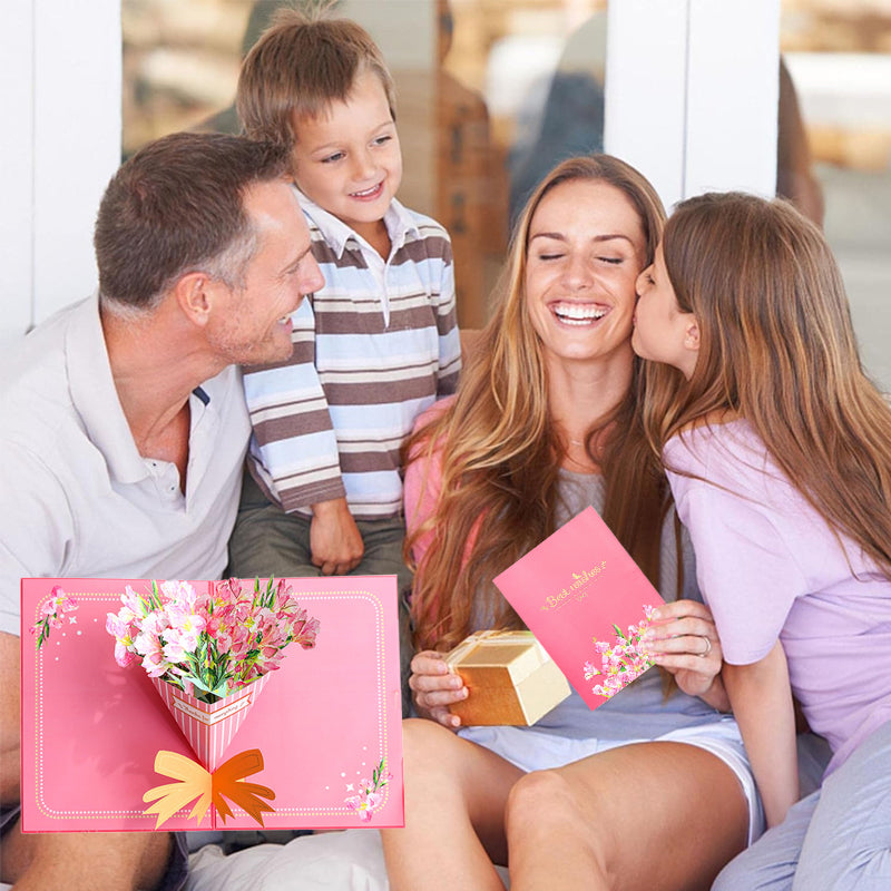Unique Mother’s Day Greeting Card Artistic Pop‑Up Design