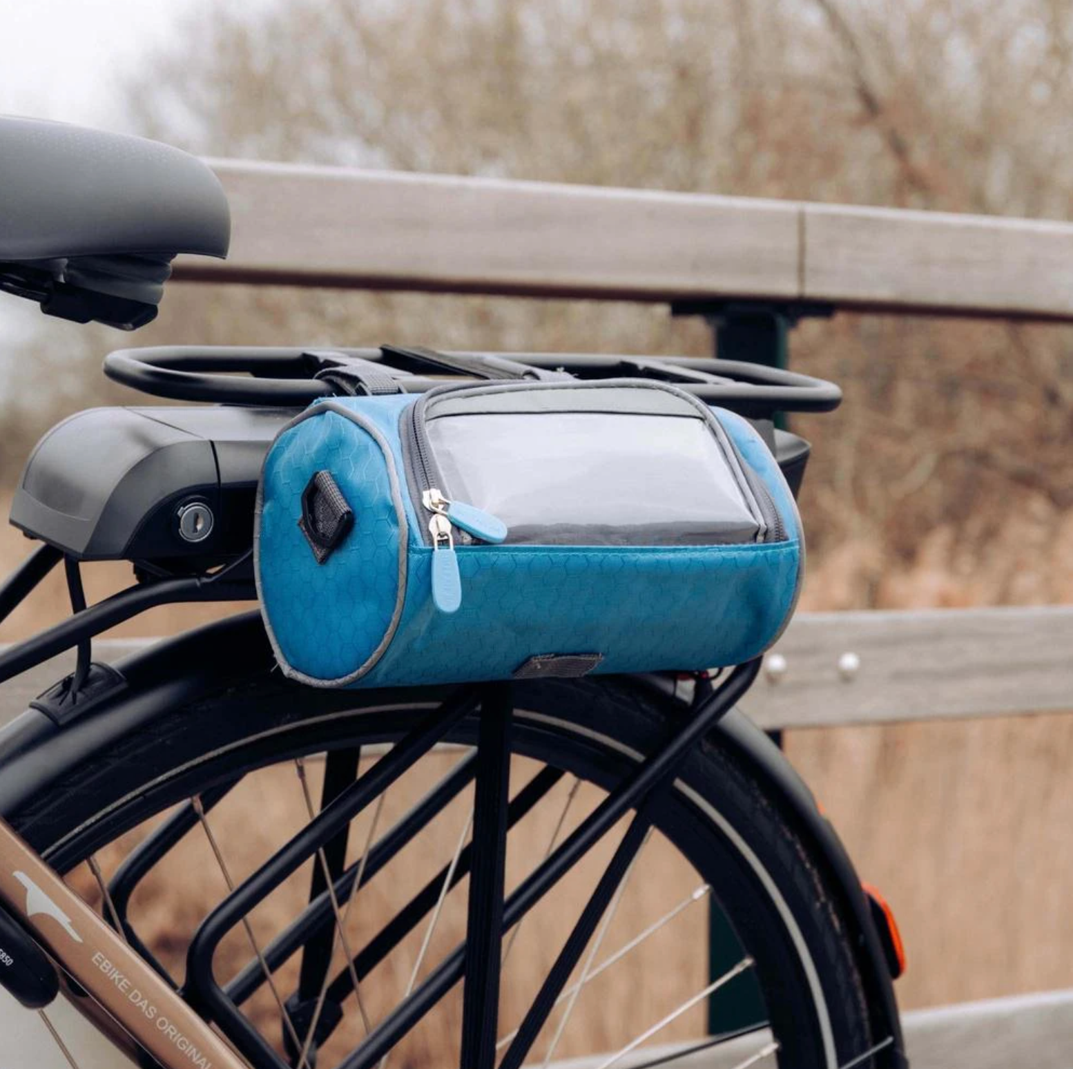 Bicycle Handlebar Phone Storage Bag Secure On-Bike Access