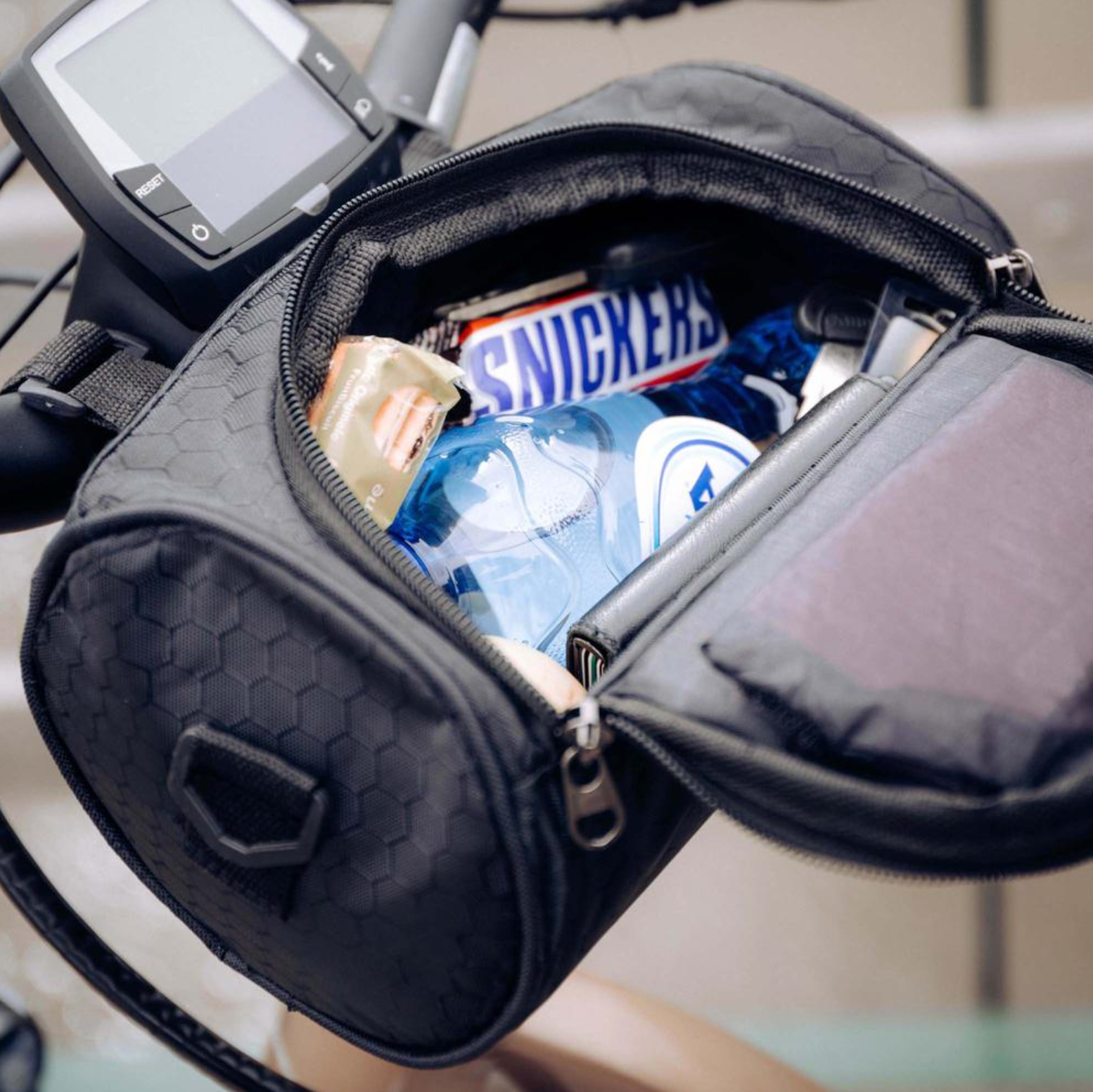 Bicycle Handlebar Phone Storage Bag Secure On-Bike Access