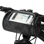 Bicycle Handlebar Phone Storage Bag Secure On-Bike Access