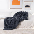 FauxHare: Flauschige Kunstfell Kuscheldecke – Weiche Felloptik Wohndecke für Sofa & Bett - Image 14