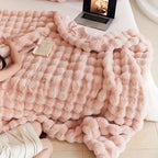 FauxHare: Flauschige Kunstfell Kuscheldecke – Weiche Felloptik Wohndecke für Sofa & Bett - Image 6