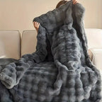 FauxHare: Flauschige Kunstfell Kuscheldecke – Weiche Felloptik Wohndecke für Sofa & Bett - Image 8