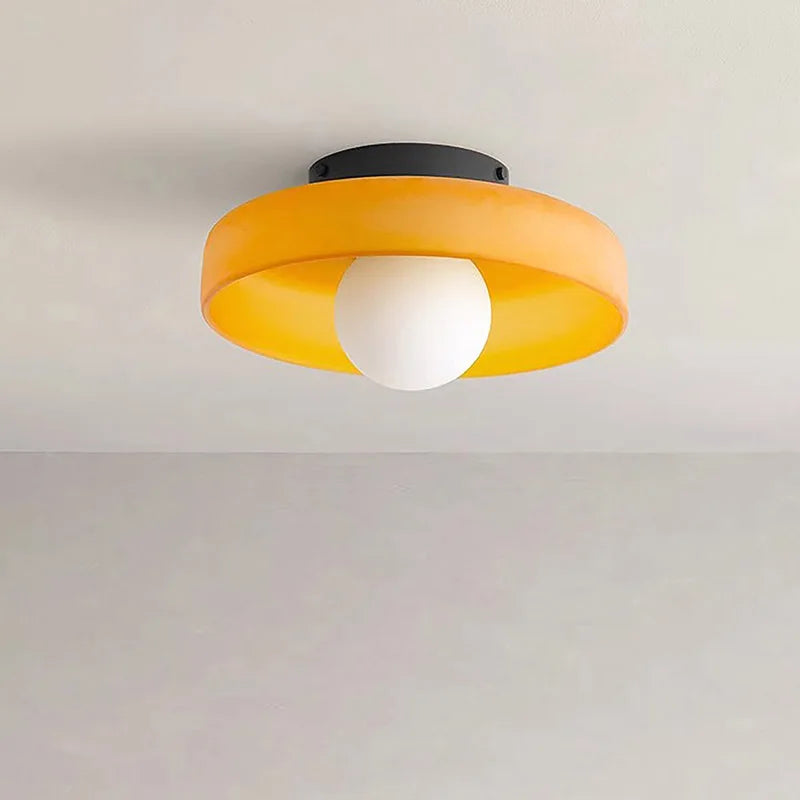FjordLumen: Glas Deckenleuchte – Schlichtes Skandinavisches Design & Sanftes LED Licht - Image 3