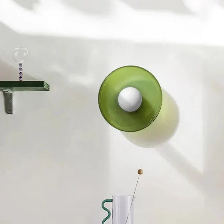FjordLumen: Glas Deckenleuchte – Schlichtes Skandinavisches Design & Sanftes LED Licht - Image 4