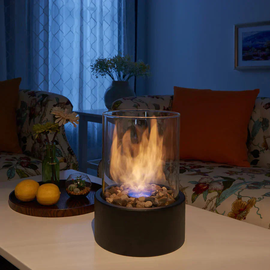 FlammaGlow: Tragbare Bioethanol Tischfeuerstelle – Rauchfreies Deko Feuer für Innen & Außen - Image 4