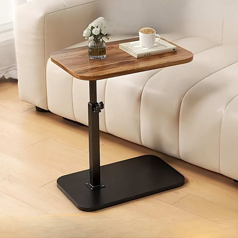 FlexivoLift: Höhenverstellbarer Beistelltisch mit Holzplatte & stabilem Metallgestell – für Wohnzimmer & Schlafzimmer - Image 9