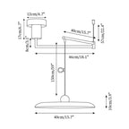 Fluxa: Höhenverstellbare LED-Pendelleuchte aus Metall – für Küche & Esszimmer - Image 4