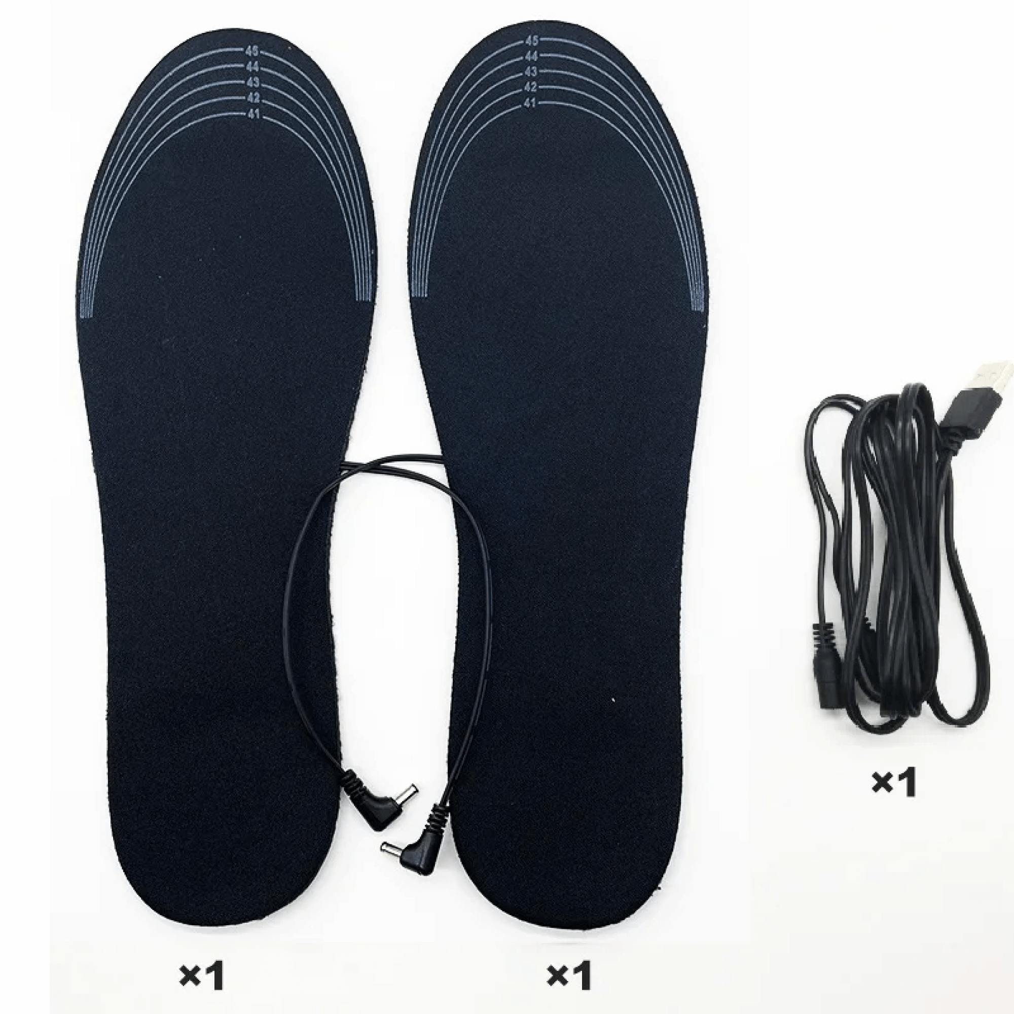 Portable Heated Insoles USB Rechargeable & Breathable Design