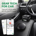 Compact Car Tracker with 24/7 Security & App Control