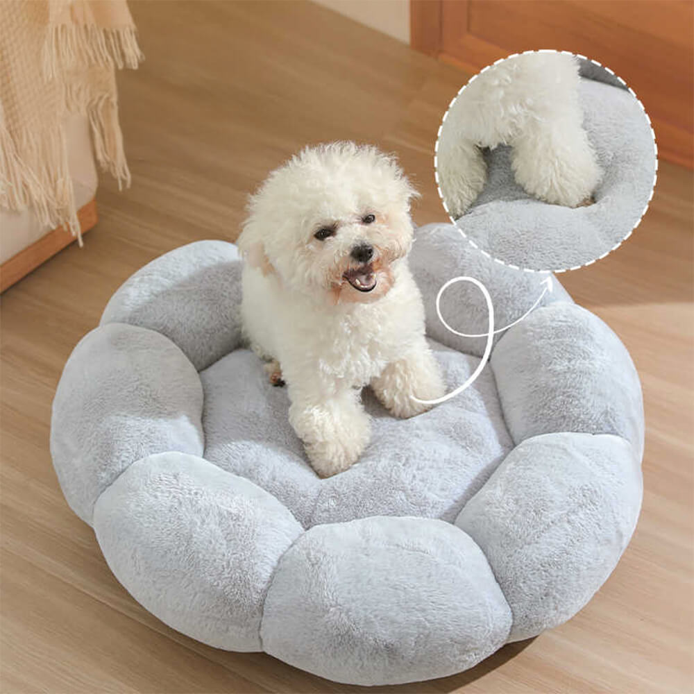 Pet Bed Flower Shaped Washable Dog Cat - Image 4