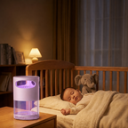 UV Mosquito Killer Lamp Indoor Bug Zapper USB Quiet Chemical-Free Trap