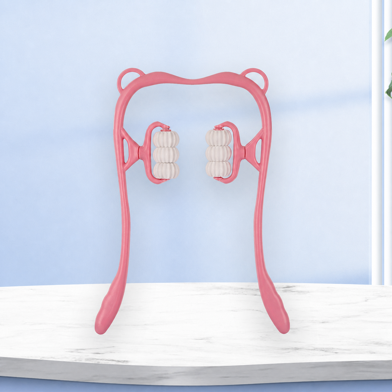 Manual Neck Massager Roller Deep Tissue Handheld Shoulder Pain Relief