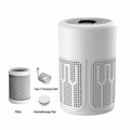 Compact Air Purifier Allergies Pet Hair Dust Quiet Bedroom Home