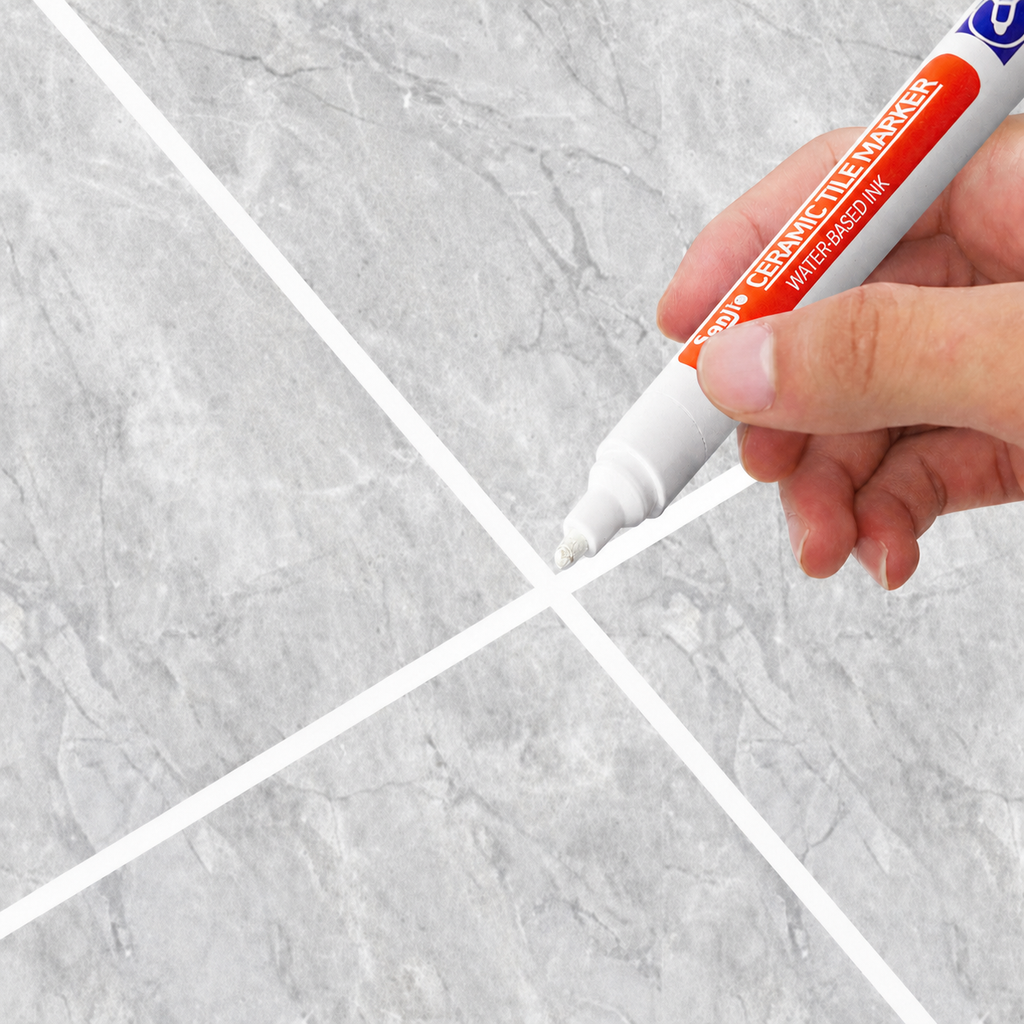 Waterproof Grout Pen White Mold Resistant Tile Marker Restorer