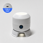 Ocean Wave LED Projector Light Rotating Night Light Bedroom Ceiling Mood Lamp