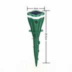Solar Mole Repellent Stakes Waterproof Sonic Vole Gopher Deterrent Yard